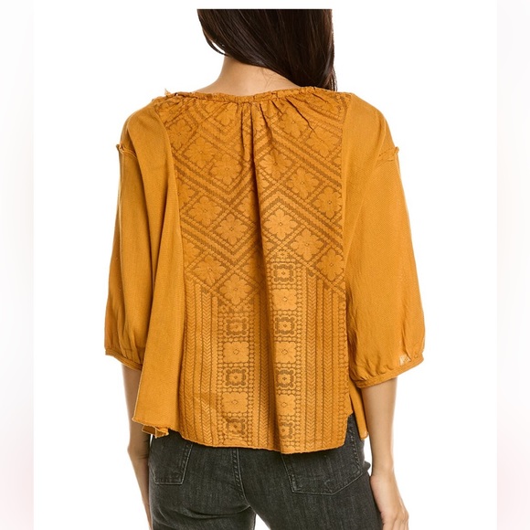 Free People Mae Top in Russet Orange, Size Small - Picture 3 of 17